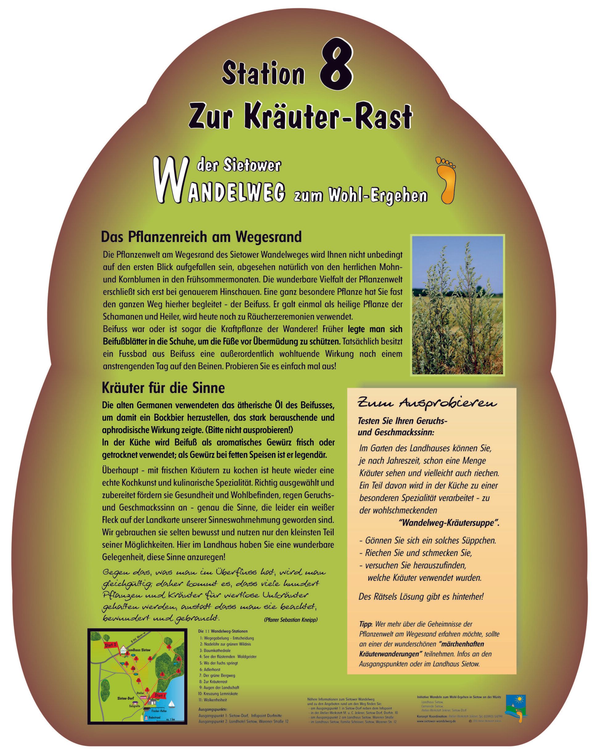 Wandelweg Sietow Dorf