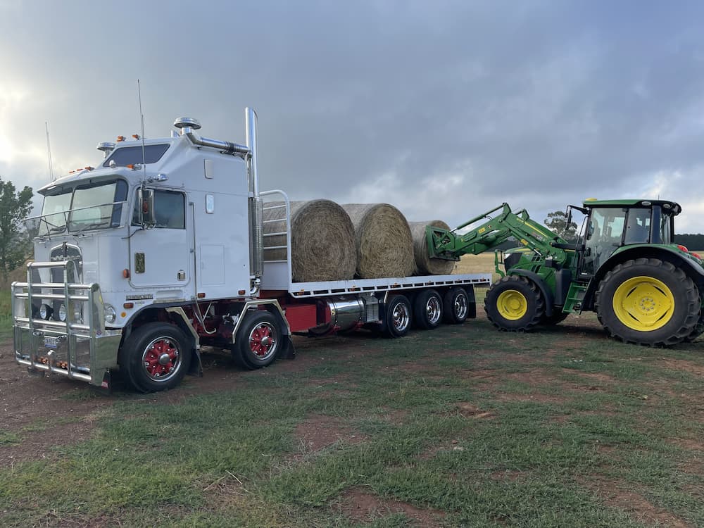 Logs Being Transported on Truck — Freight Transport in Wagga Wagga, NSW