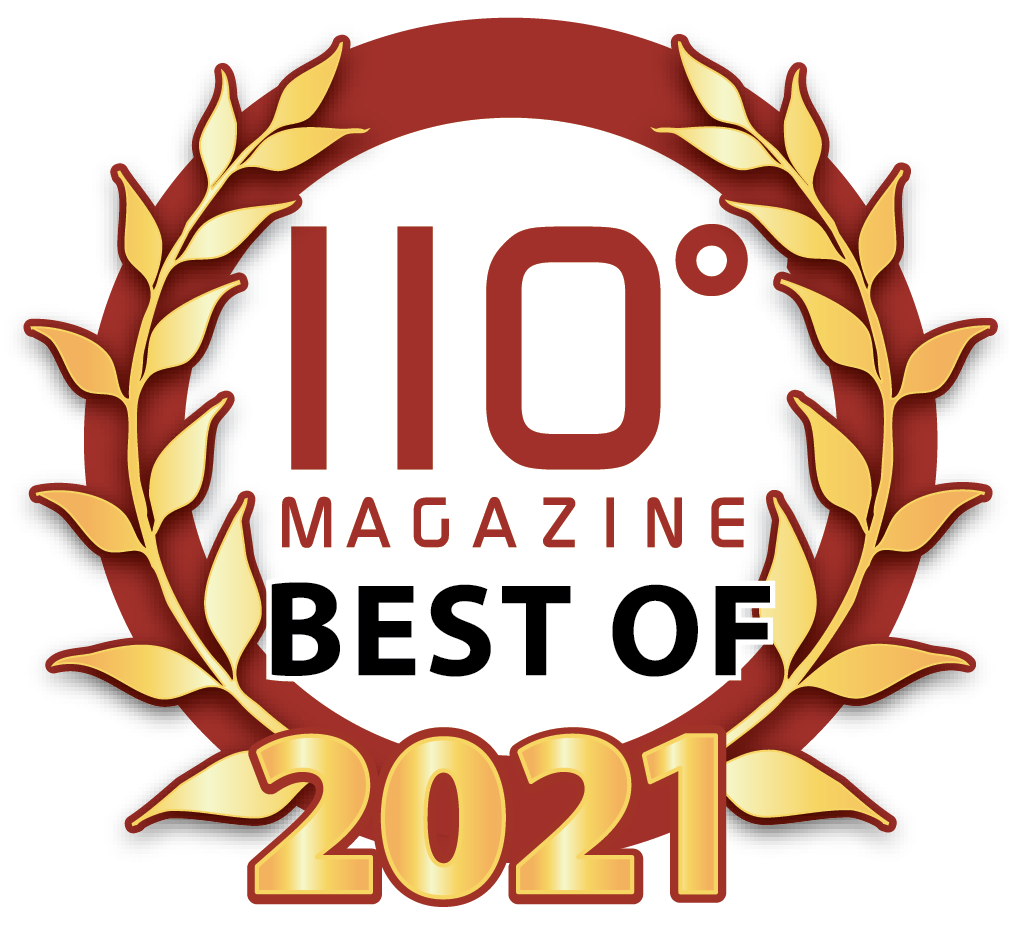 110 best of 2021 logo