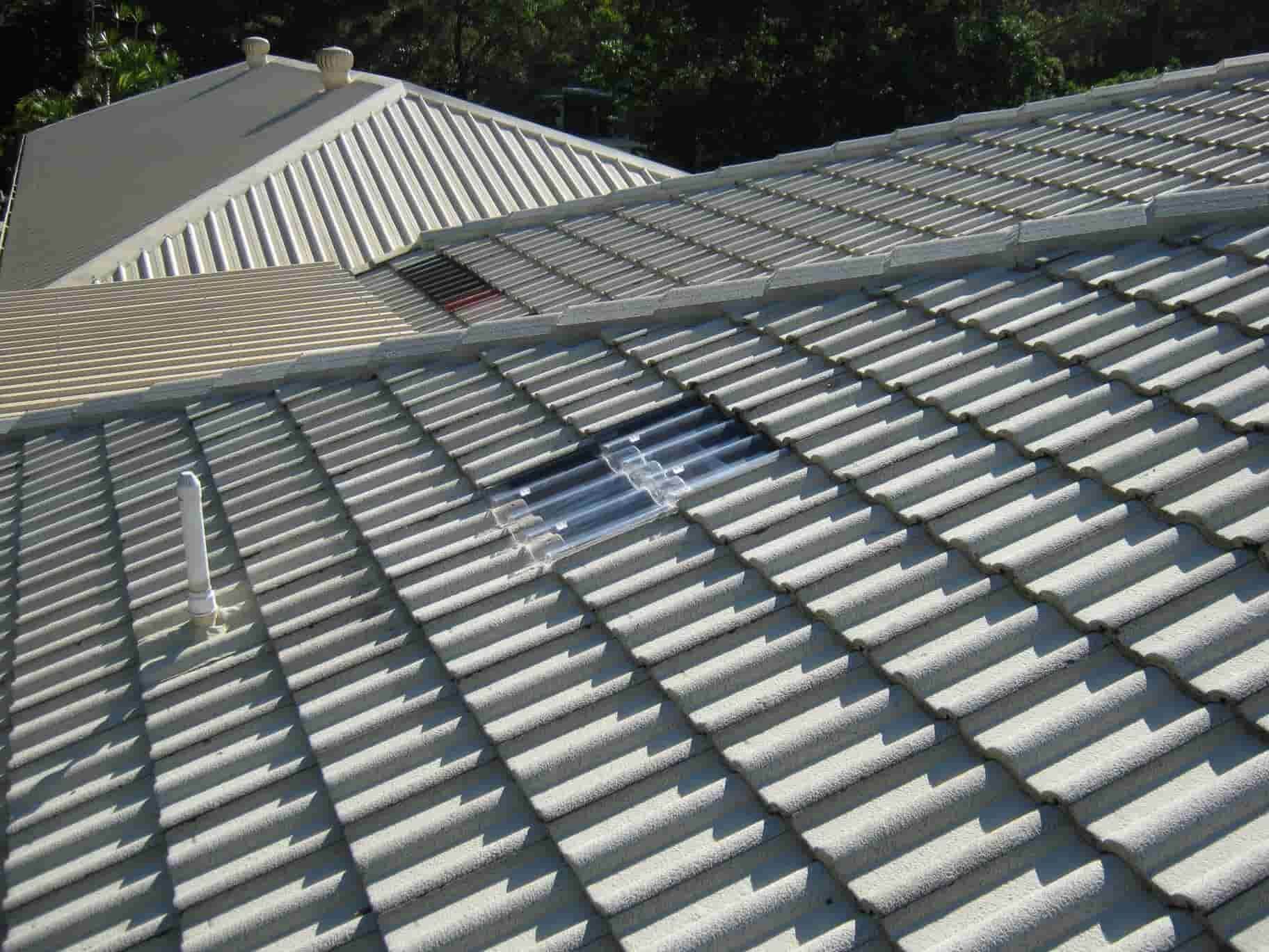 Rooftops With Light Gray Tiles on the Gold Coast