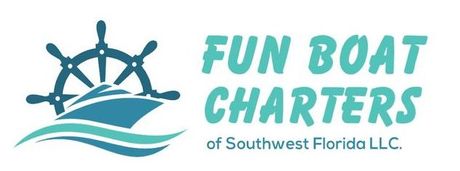 The logo for fun boat charters of southwest florida llc