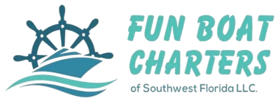 The logo for fun boat charters of southwest florida llc