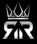 Silver logo: Crown above the letters 