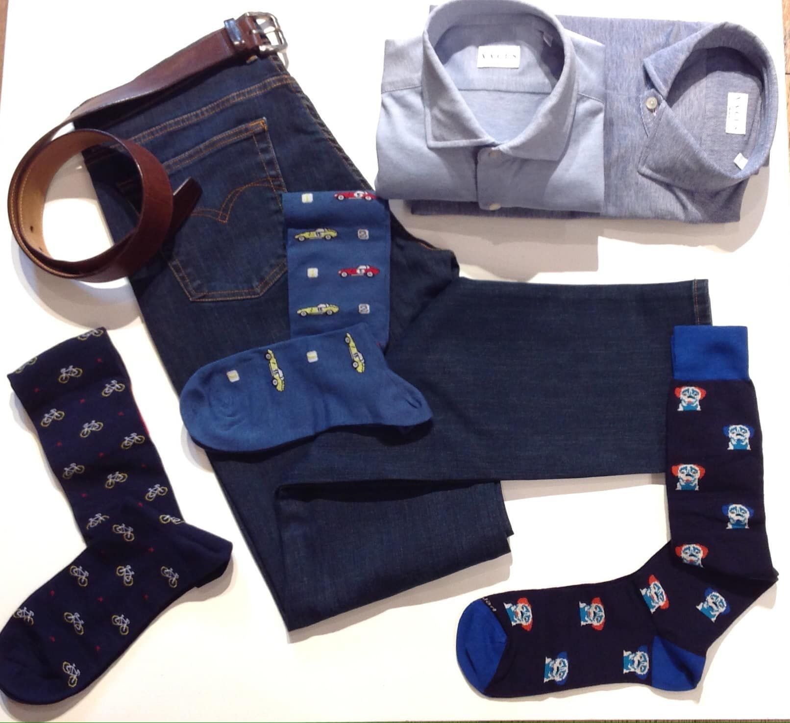 pantaloni casual uomo Caffaratti genova