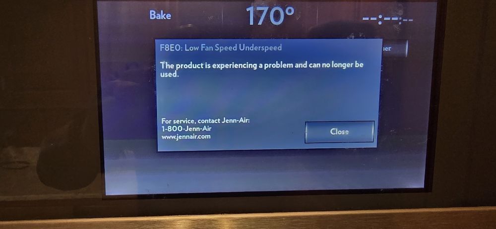A computer monitor with a message on it that says 170 degrees