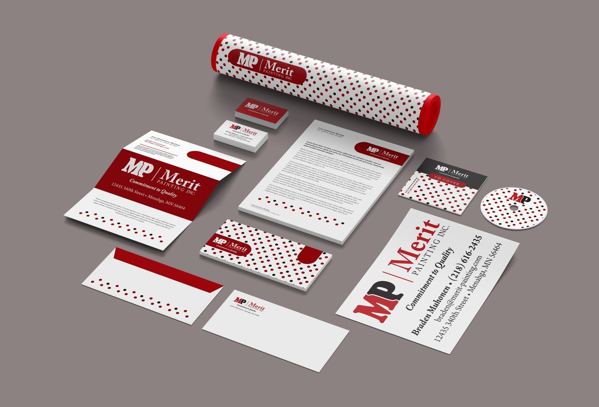 Print and signage design samples