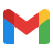 Gmail logo: A colored letter 