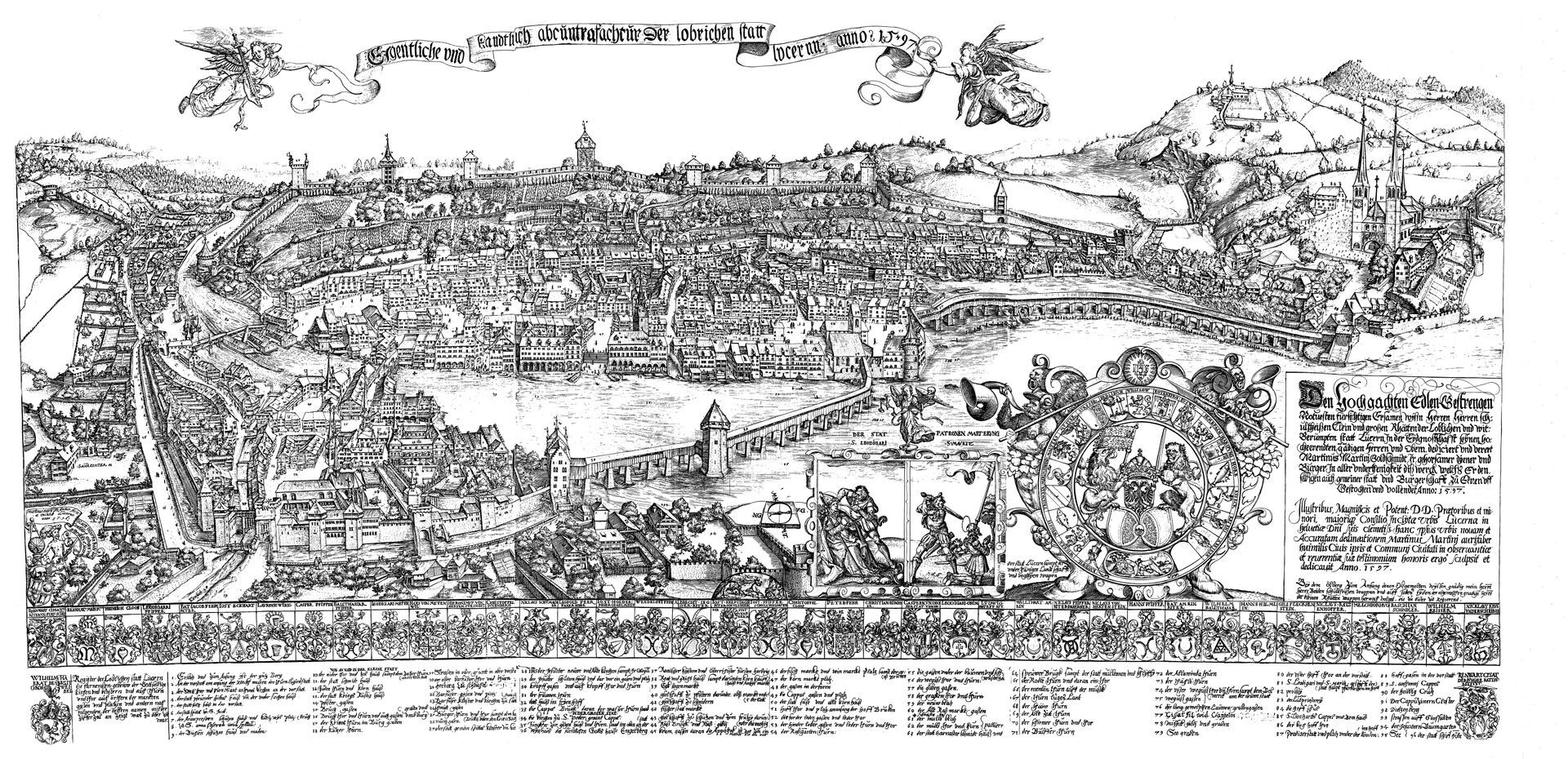 Martini Plan Lucerne 1597
