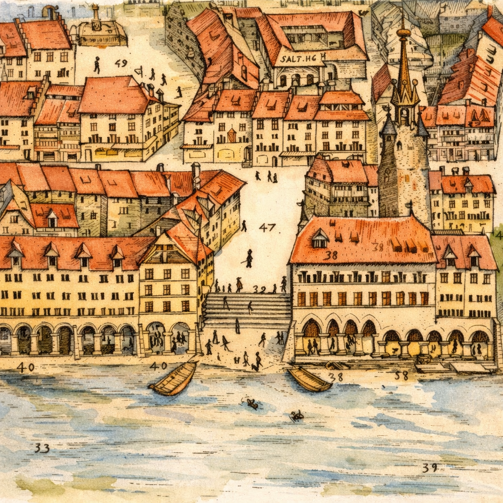 Martiniplan Luzern 1597,detail