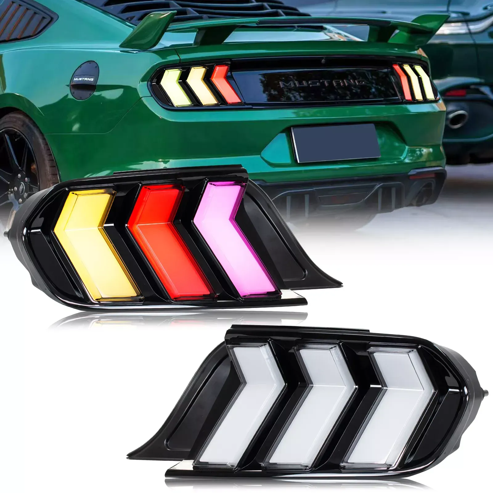 Mustang RGB Sequential Dynamic Lights Supply & Install 2014- 2023
