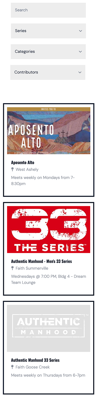 Mobile app screen showing three promotional cards with logos and text