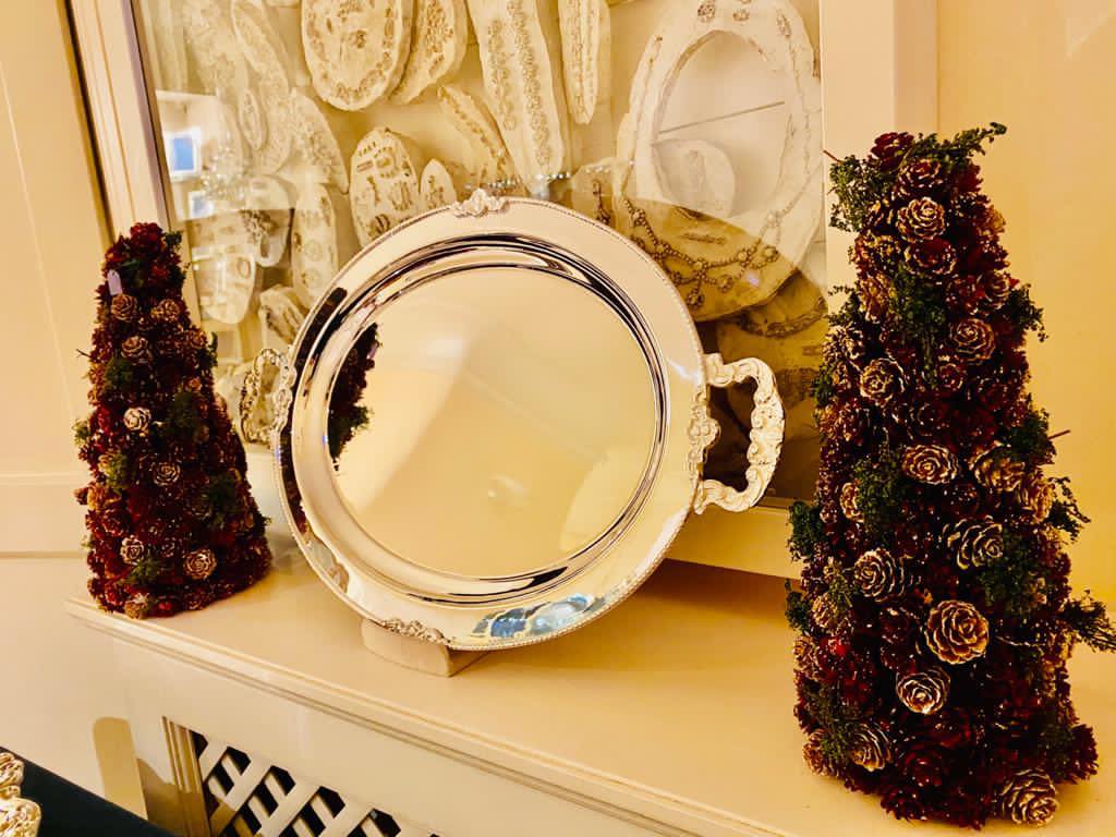 Silver tray