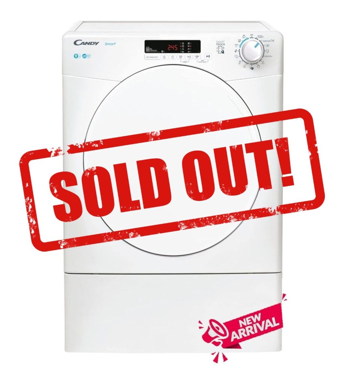 Candy CSEV9DF 9kg Vented Tumble Dryer 