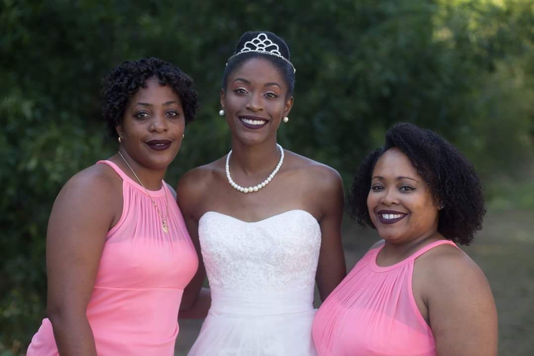 bride and bridesmaids
