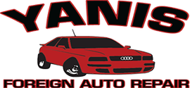 a logo for Yanis Foreign Auto Repair