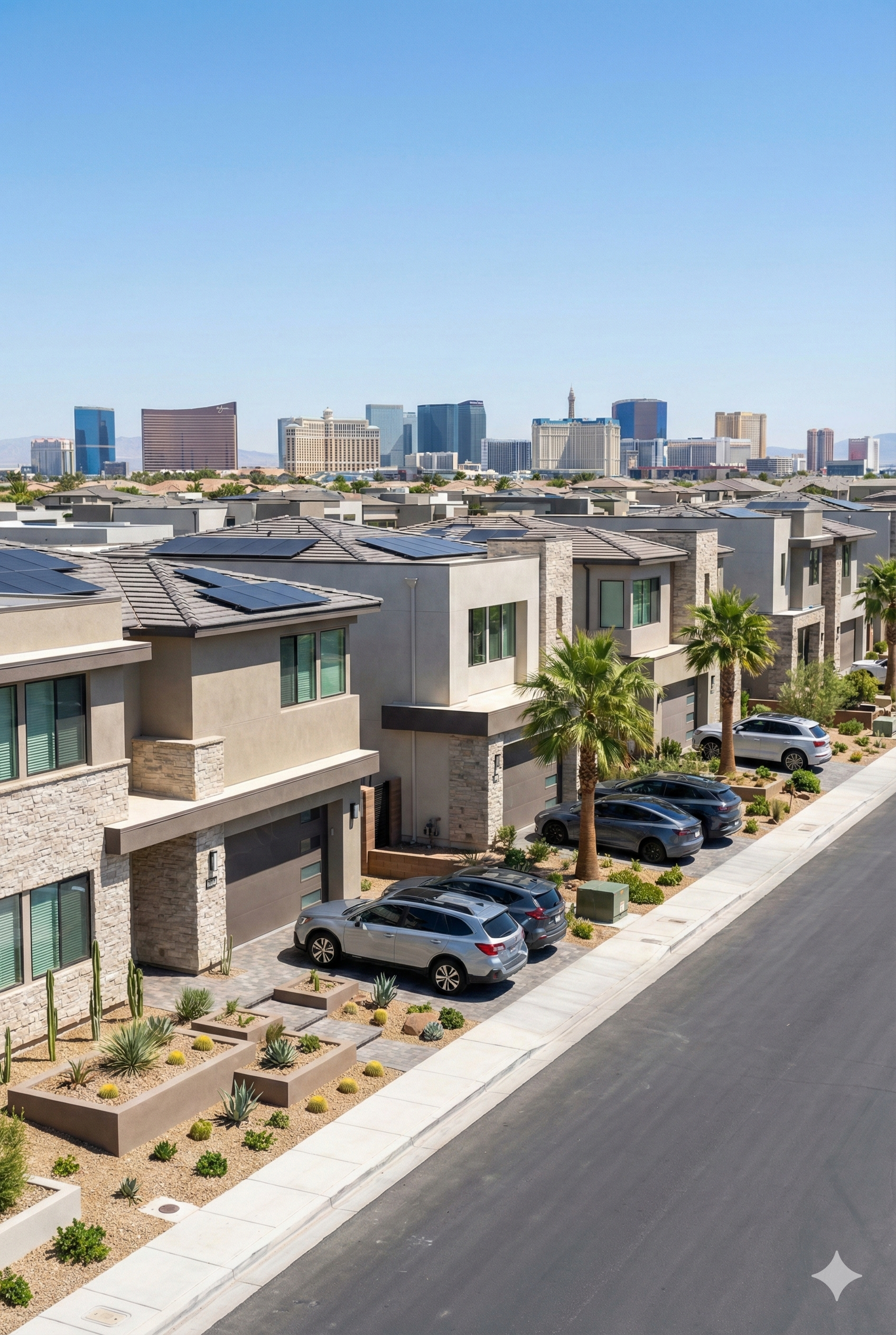 Aerial view of Las Vegas served by Body Unlocked Myofascial Release.