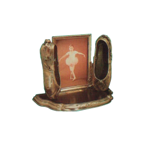 Bronzed table piece