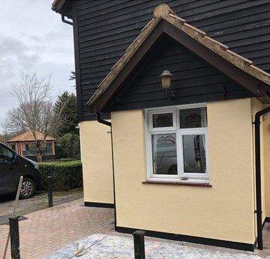 before and after rendered house Quality Render Specialists Basildon
