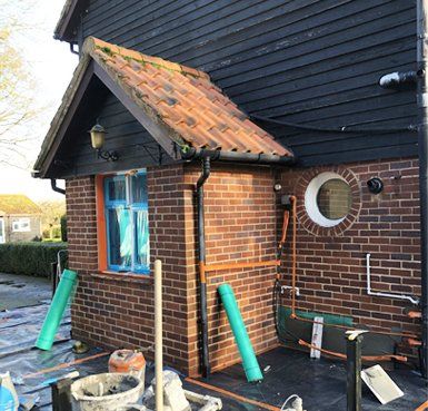 before and after rendered house Quality Render Specialists Basildon