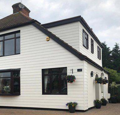 rendered house by Quality Render Specialists of Basildon, Essex