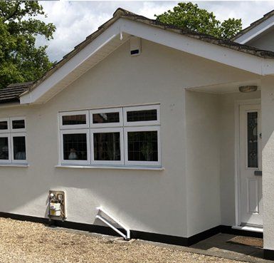 before and after rendered house Quality Render Specialists Basildon