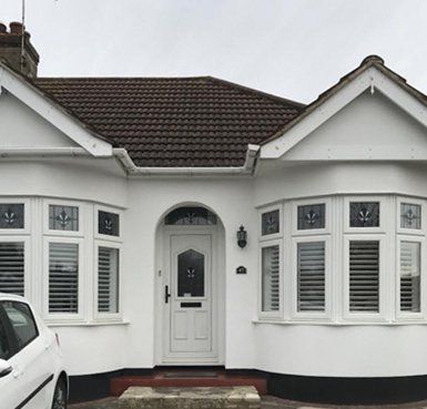 before and after rendered house Quality Render Specialists Basildon