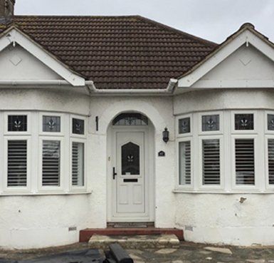 before and after rendered house Quality Render Specialists Basildon