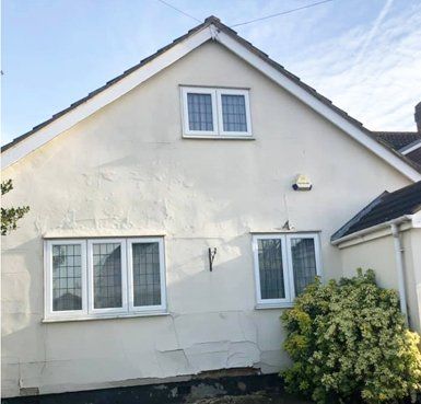 before and after rendered house Quality Render Specialists Basildon