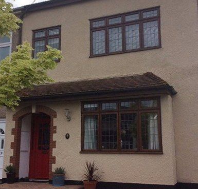 before and after rendered house Quality Render Specialists Basildon