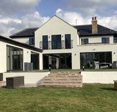 rendered house by Quality Render Specialists of Basildon, Essex
