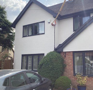 rendered house by Quality Render Specialists of Basildon, Essex