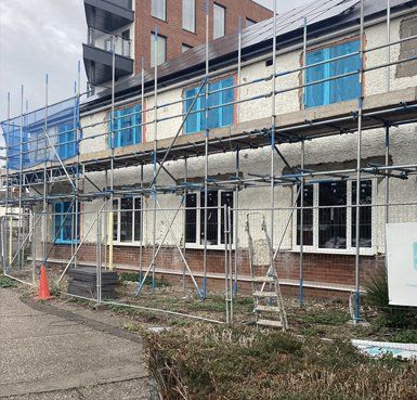 before and after rendered house Quality Render Specialists Basildon