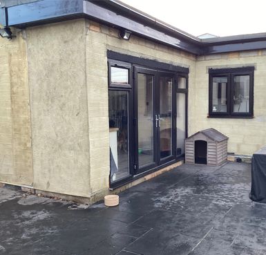 before and after rendered house Quality Render Specialists Basildon