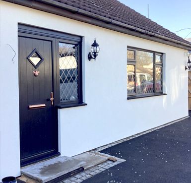 rendered house by Quality Render Specialists of Basildon, Essex