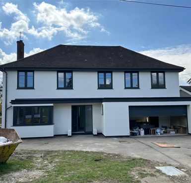 house insulated and rendered by Quality Render Specialists of Basildon