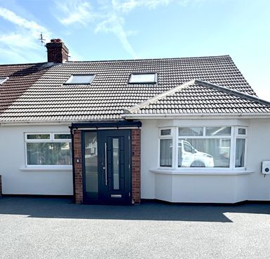 Bungalow rendered and modernised by Quality Render Specialists
