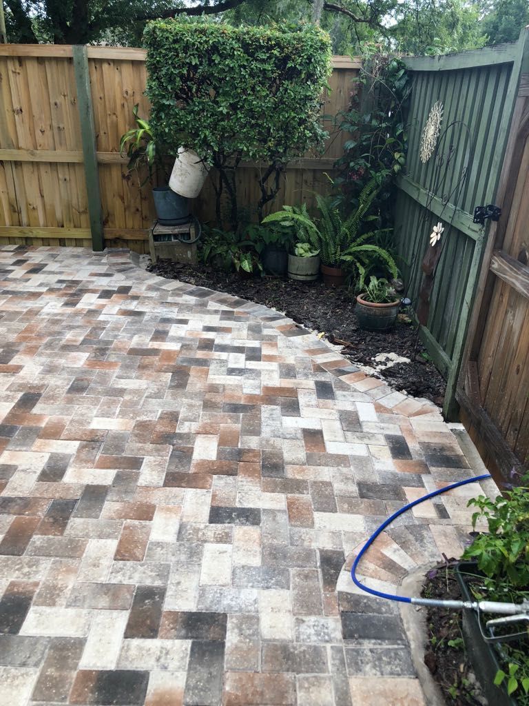 Paver patio installation | GCT Pavers