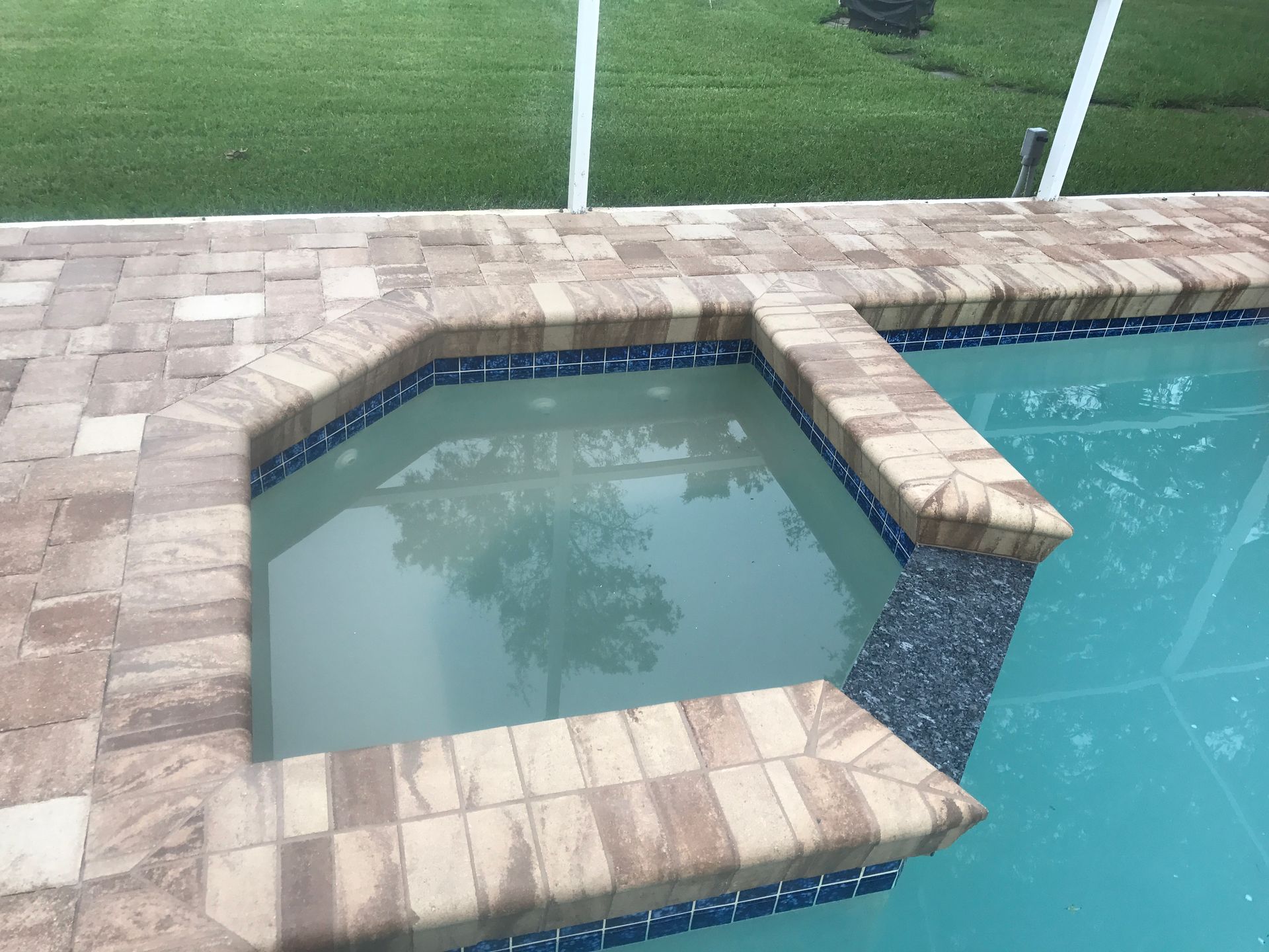 Paver pool deck installation | GCT Pavers