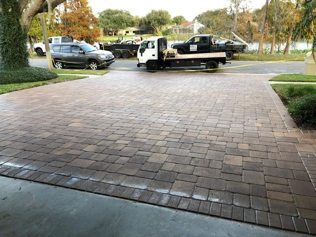 Paver driveway installation | GCT Pavers