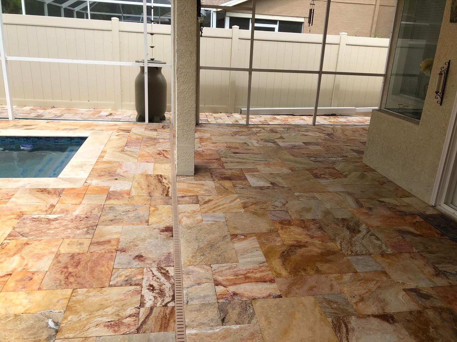 Paver pool deck installation | GCT Pavers