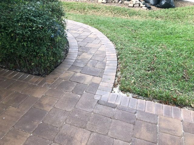 Paver walkway installation | GCT Pavers