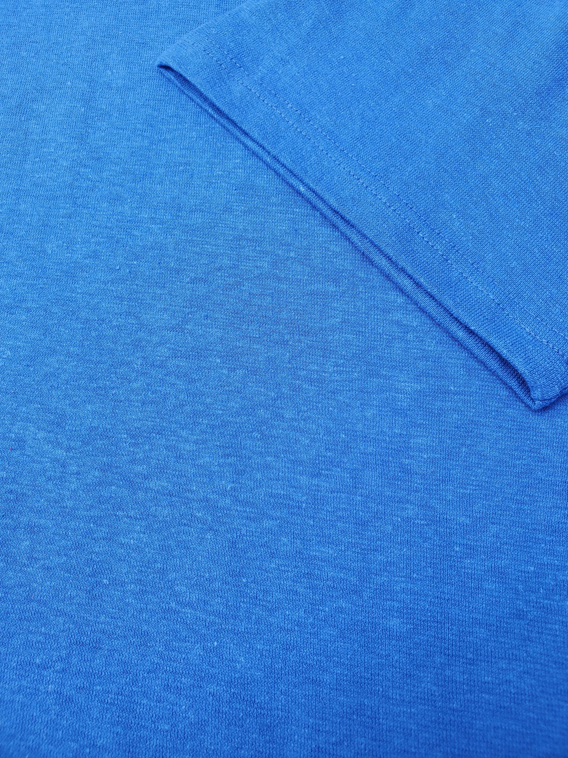Close out of Blue Hemp t-shirt