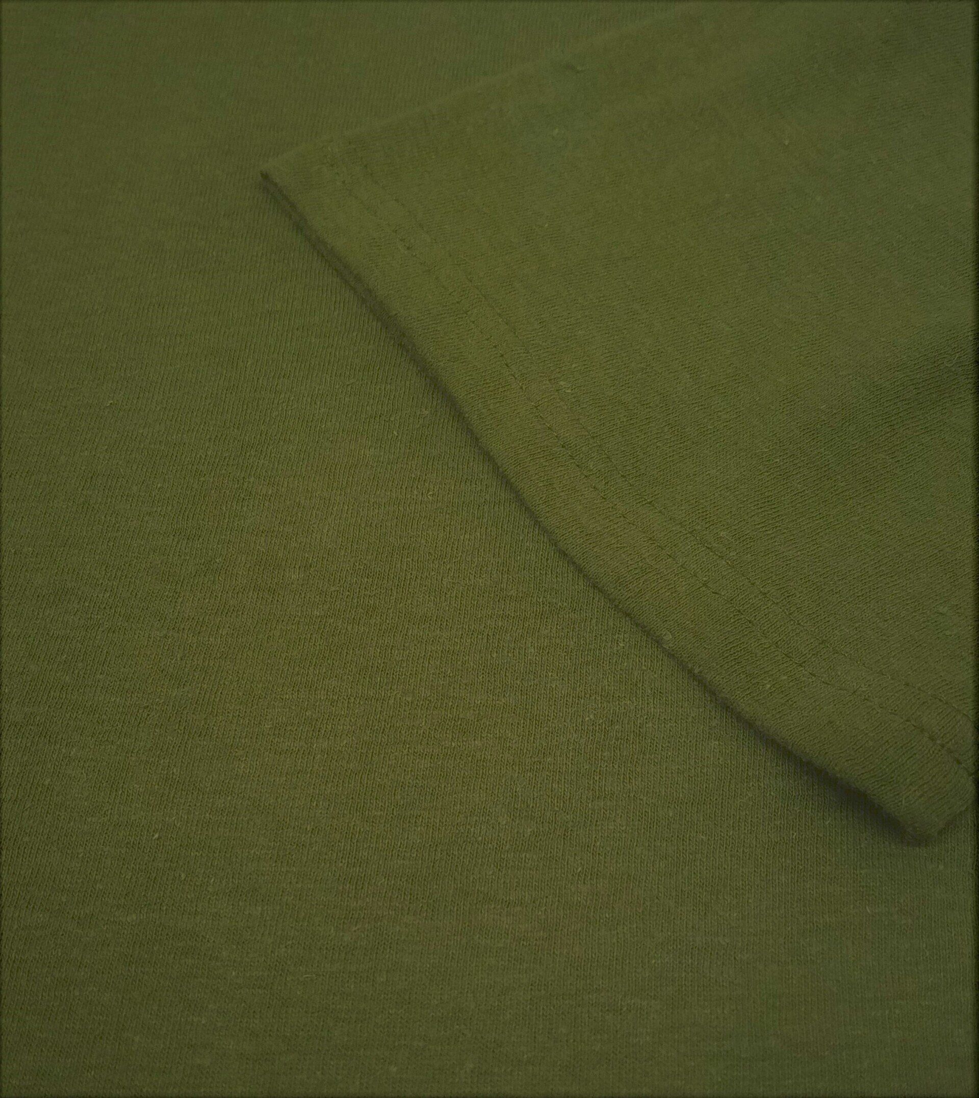 A close up of a piece of green fabric.