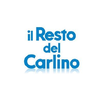 Logo of il Resto del Carlino in blue text on a white background