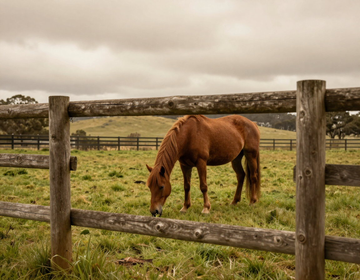 Farm contractor at work on a Gippsland rural property