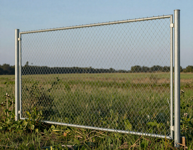 Chain mesh fencing