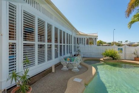 Shutters installed on a Mackay balcony