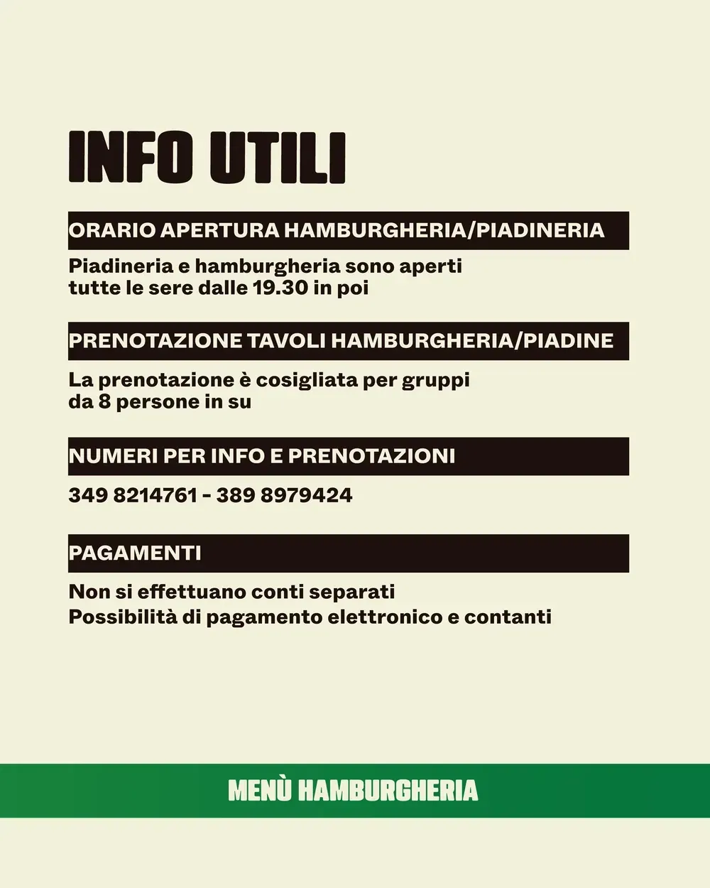MENU HAMBURGHERIA