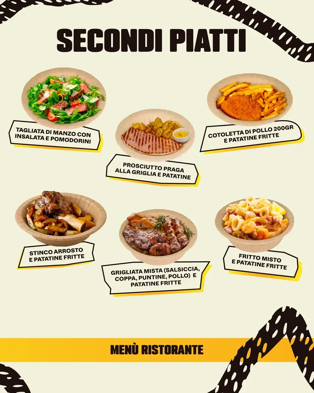 MENU RISTORANTE