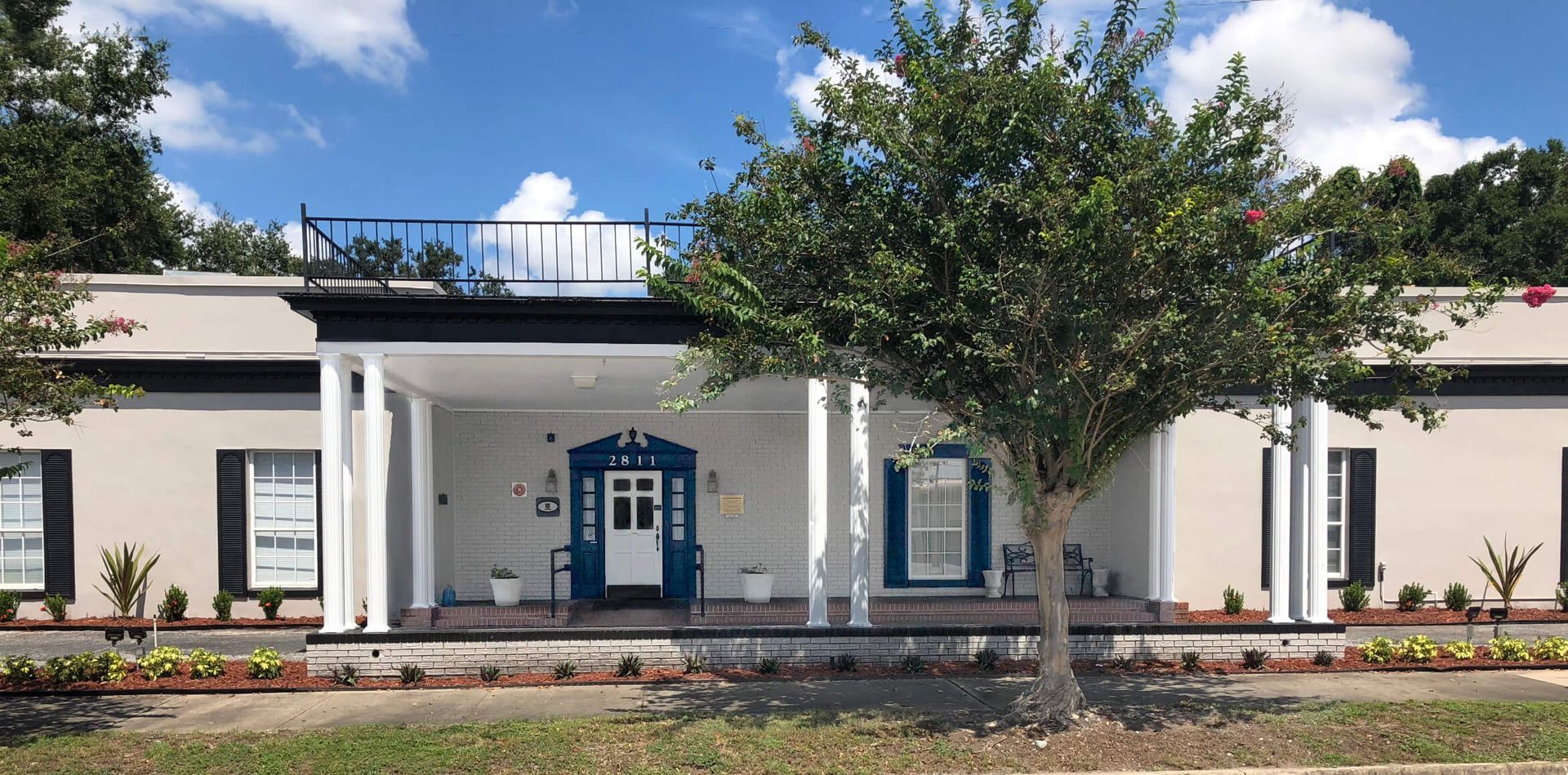 Colonial Funeral Home Front of Building